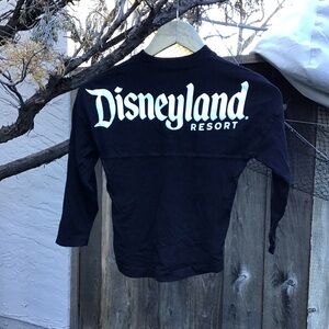 Disneyland Resort Spirit Jersey Long Sleeve Shirt Size XS Black